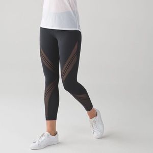 Lululemon Mesh Stripe Leggings
